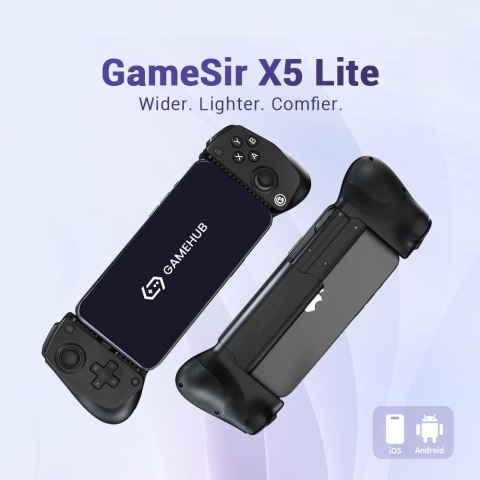 GamePad Kontroler do smartfona Gamesir X5 Lite Type-C Czarny iOS Android