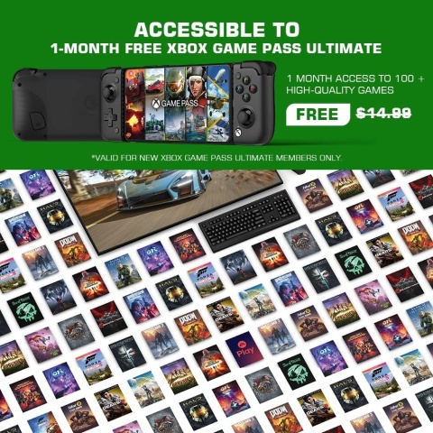 Gamepad GameSir X2 Pro Xbox Mobilny Kontroler Android z Uchwytem na Telefon