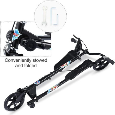 HULAJNOGA BALANSOWA TRÓJKOŁOWA SKRĘTNA AOODIL SWING SCOOTER 8+