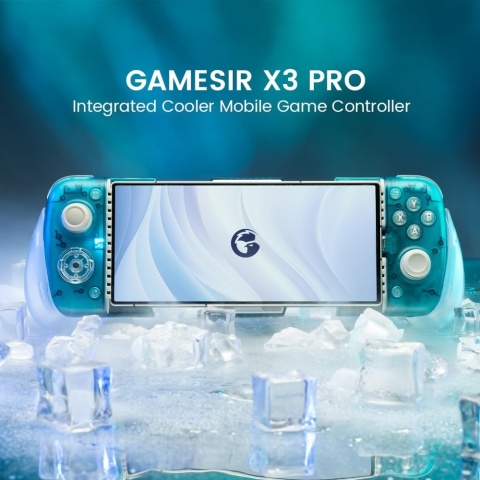 Kontroler mobilny GameSir X3 Pro USB-C z uchwytem na telefon Android iOS