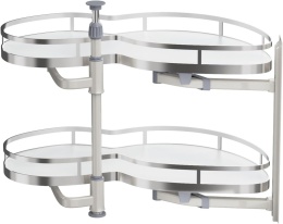 MAGIC CORNER KOSZ WYSUWANY CARGO NAROŻNY PRAWY NERKA HAMULEC DOCIĄG 800 mm