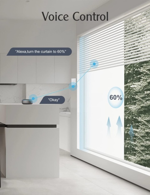 Maxcio WF-CS01 WiFi Inteligentny przełącznik rolet Alexa i Google Home 2 SZT