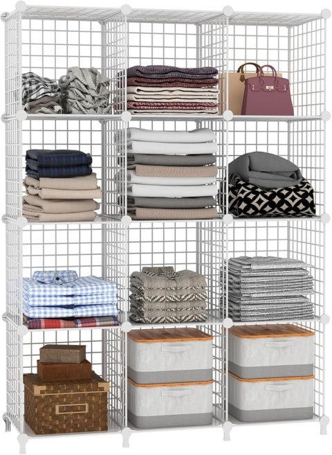 ORGANIZER PÓŁKA MODUŁOWA SZAFKA 12 SZEŚCIANÓW REGAŁ AWTATOS R15