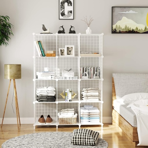 ORGANIZER PÓŁKA MODUŁOWA SZAFKA 12 SZEŚCIANÓW REGAŁ AWTATOS R15