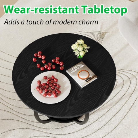 Ława Stolik do salonu loft industrialny rustykalny Stolik kawowy z PÓŁKĄ