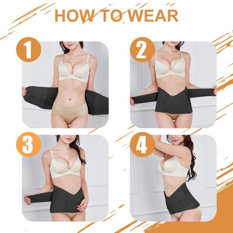 PAS WYSZCZUPLAJĄCY WYTRZYMAŁY ODCHUDZAJĄCY POPORODOWY MODELUJĄCY BRZUCH