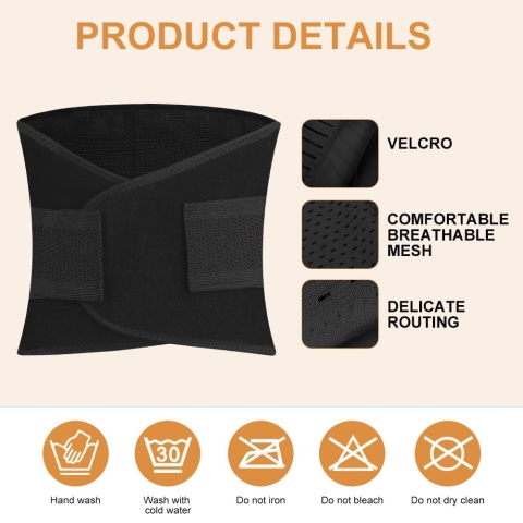 PAS WYSZCZUPLAJĄCY WYTRZYMAŁY ODCHUDZAJĄCY POPORODOWY MODELUJĄCY BRZUCH