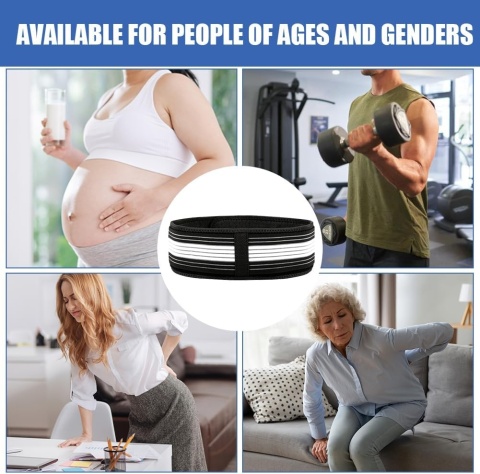 Pas Biodrowy Lędźwiowy Stabilizujący Wspierający 110 CM