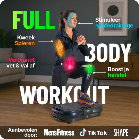 Platforma wibracyjna Bluefin Fitness Ultra Slim Plus 500 W