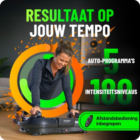 Platforma wibracyjna Bluefin Fitness Ultra Slim Plus 500 W