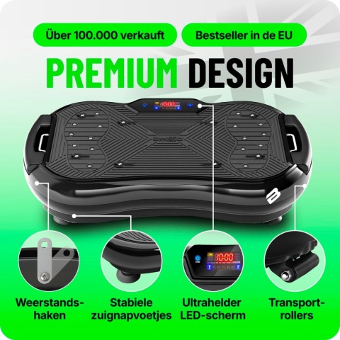 Platforma wibracyjna Bluefin Fitness Ultra Slim Plus 500 W