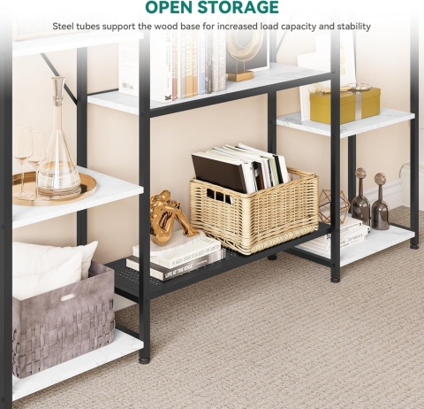 Regał YITAHOME, industrialny regał z 13 półkami