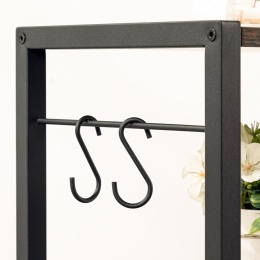 Stół z rolkami, 28 x 42 x 60 cm, 3-stopniowy ze stacją ładującą loft