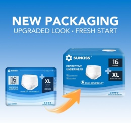 Sunkiss TrustPlus Majtki dla dorosłych na nietrzymanie moczu r. xL 16 szt.