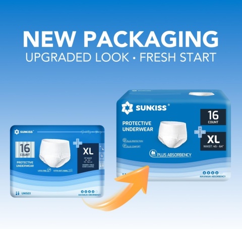 Sunkiss TrustPlus Majtki dla dorosłych na nietrzymanie moczu r. xL 16 szt.