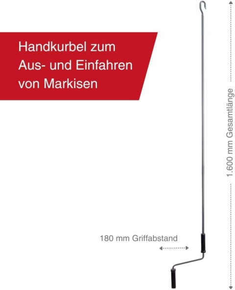 WAREMA Korba do markizy 1600 mm z hakiem