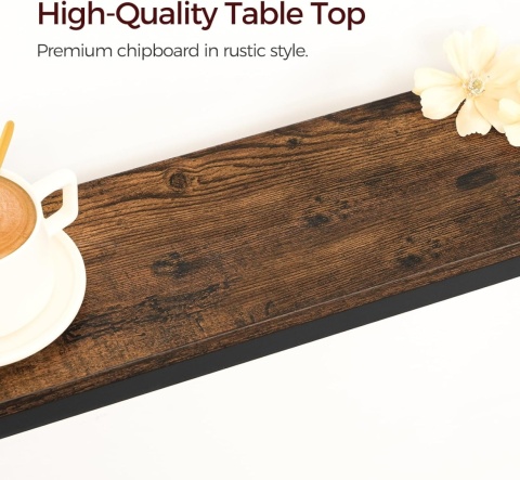 Wąska konsola z gniazdem i portem USB, stolik pomocniczy, zestaw 2 sztuki