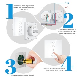 Wlan przełącznik rolety 6,1 generacji, inteligentne sterowanie roletami Smart
