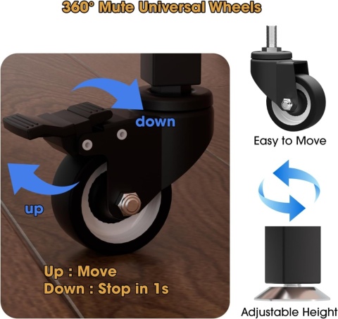 5-poziomowy, czarny metalowy regał ekspozycyjny 170 cm 125 kg