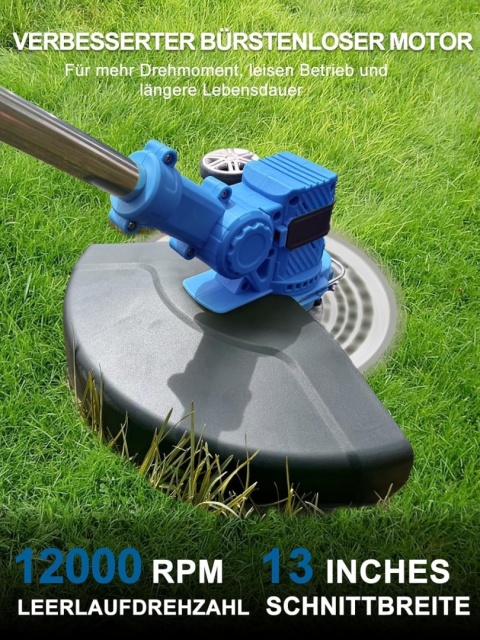 Akumulatorowa podkaszarka do trawy do akumulatorów Makita z 5 rodzajami ostrzy, bezszczotkowa