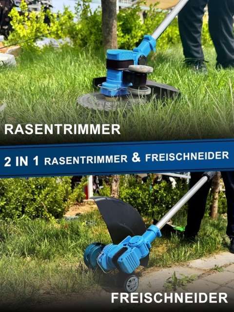 Akumulatorowa podkaszarka do trawy do akumulatorów Makita z 5 rodzajami ostrzy, bezszczotkowa