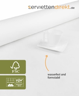 Biały obrus w rolce, obrus na stół, 118 cm x 25 m B2235