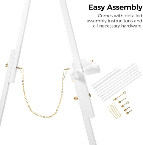 Drewniana Sztaluga VISWIN 160 cm składana zestaw