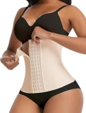 FeelinGirl Wyszczuplający Gorset Lateksowy z 9 Fiszbinami i Płaski Brzuch xxl