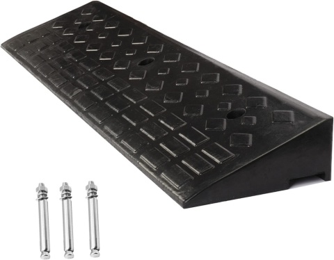 Gumowa rampa progowa krawężnikowa podjazd 100 x 25 x 10 cm