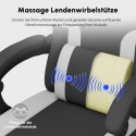 HapGIFT fotel gamingowy, ergonomiczny z podnóżkiem, z funkcją masażu