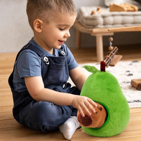 KAPIBARA W AWOKADO 2W1 PLUSZAK ZABAWKA XL 35CM