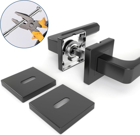 Klamka do drzwi wewnętrznych AwmnSrman stal nierdzewna