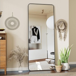 Lustro Koonmi stojące prostokąt rama metal 530 x 1630 mm