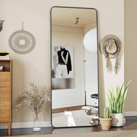 Lustro Koonmi stojące prostokąt rama metal 530 x 1630 mm
