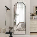 Lustro Koonmi stojące prostokąt rama metal 161 x 52 cm