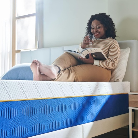 Materac 120x200 kieszeniowy ŚREDNIO TWARDY dwustronny pocket BLANCO