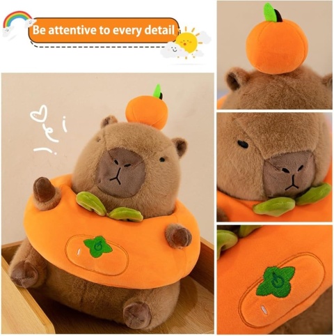 PLUSZOWA ZABAWKA KAPIBARA 25 CM z persymoną XL