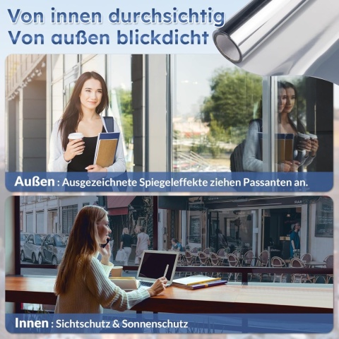 RABBITGOO FOLIA DEKORACYJNA OKIENNA PRYWATNOŚCI 60x200cm