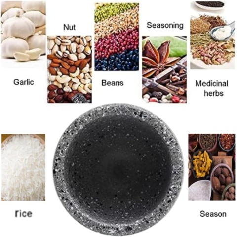 Ręczny plastikowy młynek do czosnku Przyprawy Zioła Moździerz Zestaw