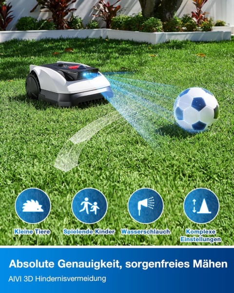 Robot koszący Ecovacs GOAT O500 Panorama kosiarka bez kabla Bluetooth Wi-Fi