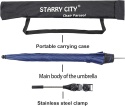 STARRY CITY Parasol na krzesło z regulowanym zaciskiem 105 cm, UPF 50+