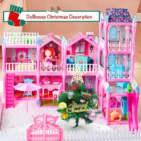 ŚWIĄTECZNE UBRANKA I DEKORACJE NA BOŻE NARODZENIE DLA LALKI KEVIN I BABI