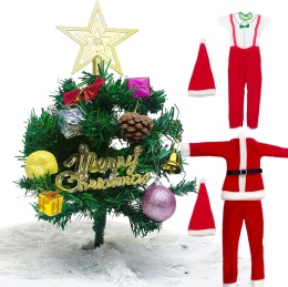 ŚWIĄTECZNE UBRANKA I DEKORACJE NA BOŻE NARODZENIE DLA LALKI KEVIN I BABI