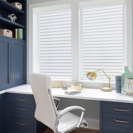 Shackcom Folia okienna folia maskująca na okno, 90 x 400 cm, samoprzylepna