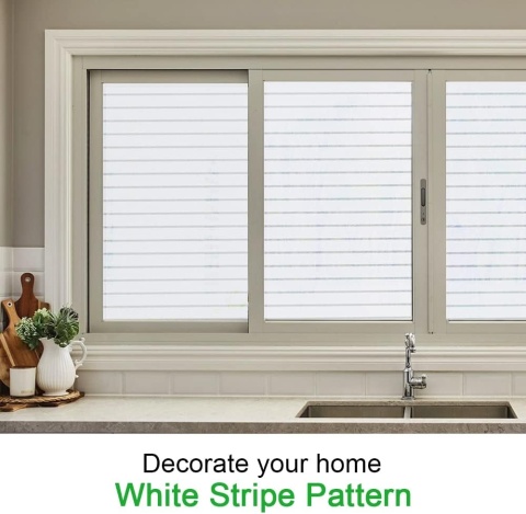 Shackcom Folia okienna folia maskująca na okno, 90 x 400 cm, samoprzylepna