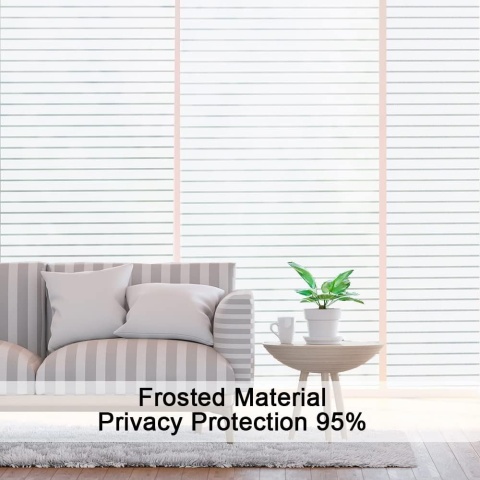 Shackcom Folia okienna folia maskująca na okno, 90 x 400 cm, samoprzylepna