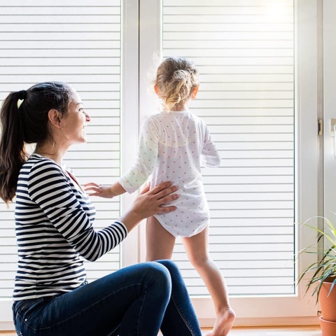 Shackcom Folia okienna folia maskująca na okno, 90 x 400 cm, samoprzylepna