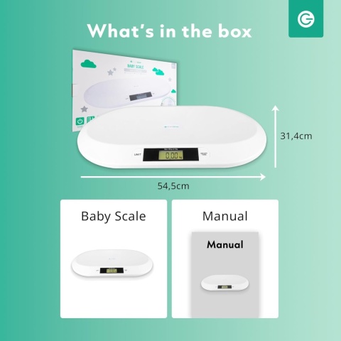 Silvergear precyzyjna waga dziecięca niemowlęca do 20kg
