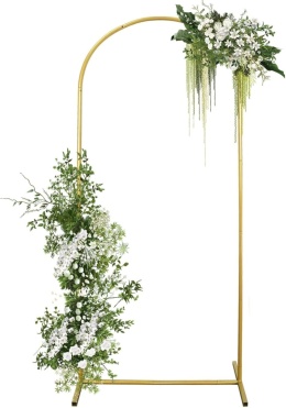 Stojak Łuk na balony Ścianka złota Wesele Stelaż 1.8 m