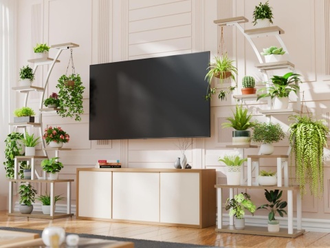 VEVOR STOJAK NA ROSLINY 9 POZIOMOWY 160CM Z LAMPAMI LED UPRAWY